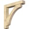 Ekena Millwork Legacy Block Rough Sawn Bracket w/ Offset Brace, Douglas Fir, 8"W x 48"D x 48"H BKT0806X48X48LEC05RDF - alternate 1